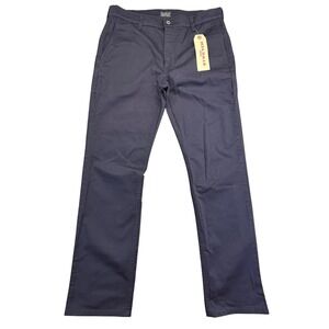 Levis Chino Pants 34x30 Navy Blue Cotton Stretch Straight Leg NWT